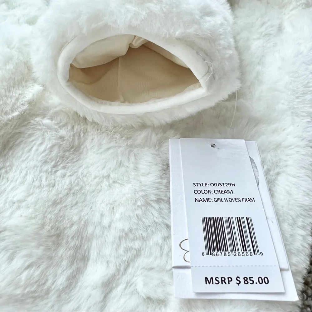 NWT Jessica Simpson Faux Fur Baby Snowsuit - Picture 7 of 12